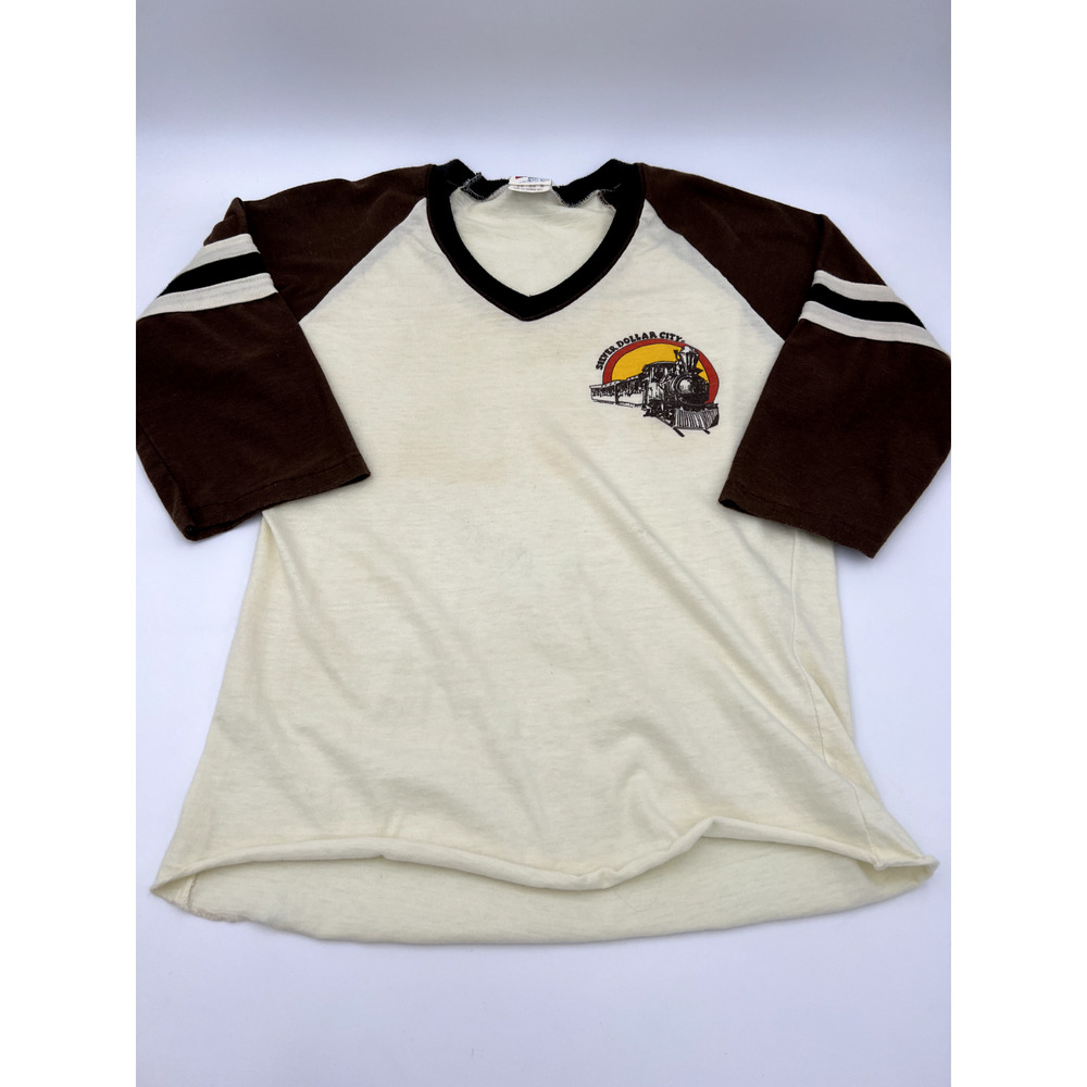 Vtg T-shirt Silver Dollar City 70's Enco Originals Single Stitch 36 38 M USA